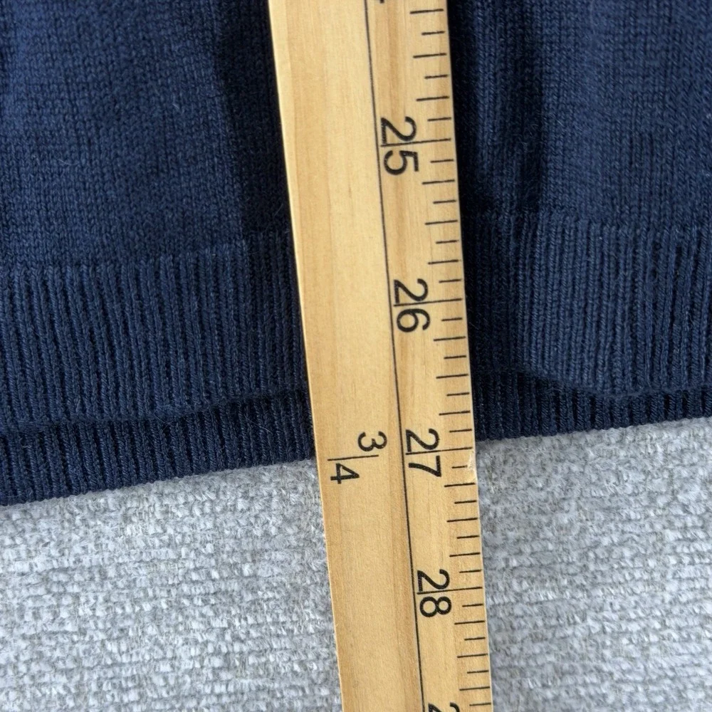 Banana Republic Silk Cashmere Sweater Men Size XL Blue Winter Casual V Neck